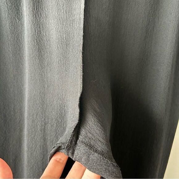 Citron Silk Pull-on Pant in black - Picture 7 of 11